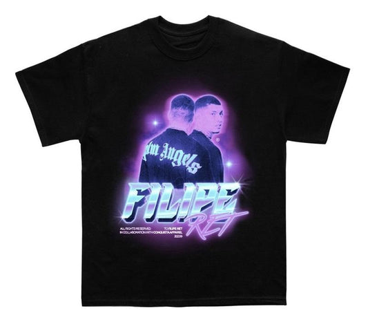 Vintage Filipe Ret Wave Graphic Bootleg T-Shirt