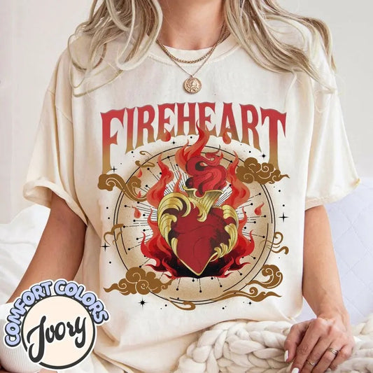 Vintage Fire-Heart Shirt, Throne of Glass Shirt, to Whatever End Shirt, Sjm Tee, You Do Not Yield T-Shirt, acotar merch, throne of glass