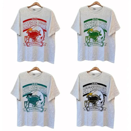 Vintage Football T-Shirt - Retro All Team Sports Collection, Gift For Fan Sport