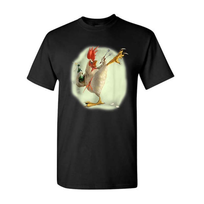 Vintage Funny Chicken Farmer T-Shirt Sweatshirt Hoodie | DripVista.com