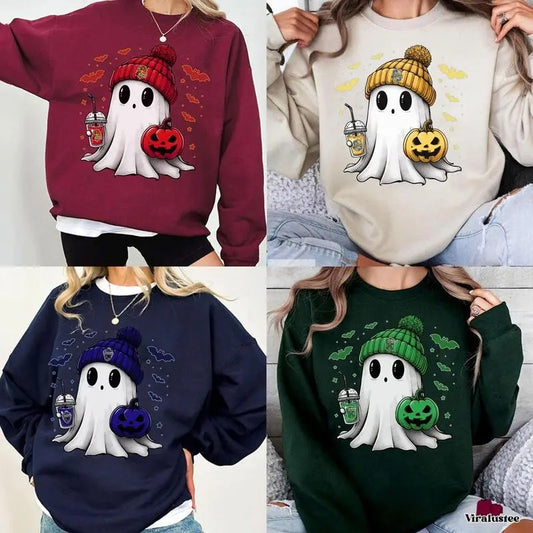 Vintage Ghost Cute Halloween H0gwarts House Shirt, Sweatshirt, Hoddie