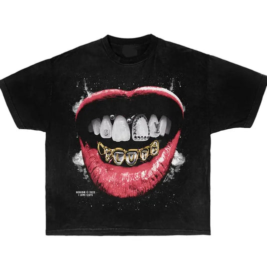 Vintage Grillz I Love  Tee, Fans Shirt Classic Cotton