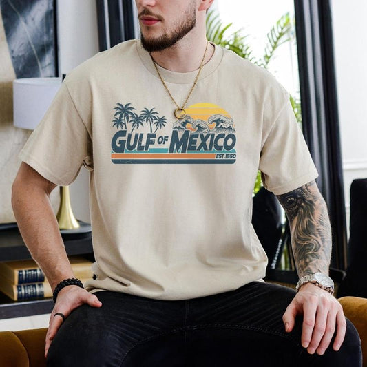 Vintage Gulf of Mexico Shirt, Golfo De Mexico Shirt, Mexico 1550 Shirt, Mexico Map Shirt, Democrat Shirt, Anti Facist Shirt, Anti Trump Tee