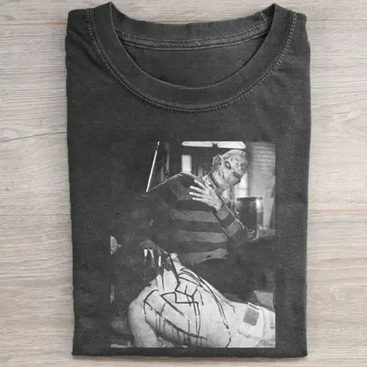 Vintage Halloween Graphic T-shirt, Freddy Krueger Tee, Horror Movie Shirt, Horror Character, Funny Halloween Shirt, Unisex T-Shirt, Gift For Men Women