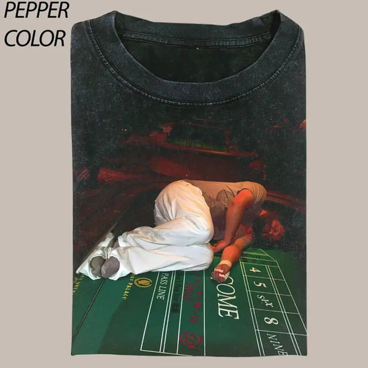 Vintage Hangover Playing Poker Graphic Unisex T-shirt, Funny Casino Tee, Valentine's Day For Him, Valentine's Gift For Boyfriend Menswear Top