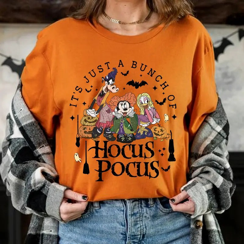 Vintage Hocus Pocus Shirt, Halloween Hocus Pocus Sweatshirt, Halloween Party Shirt, Halloween Hoodie | DripVista.com