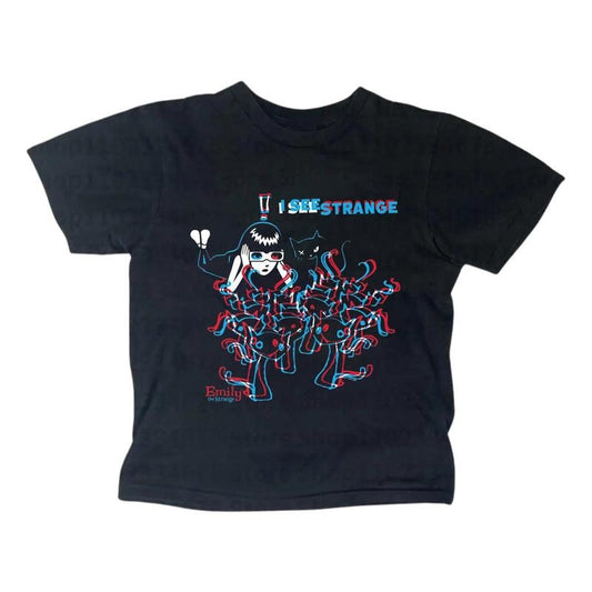 Vintage I See Strange Baby Tee, Gothic Emo Girl Top, Y2k Top Women Streetwear, Grunge 2000s, Women Fitted T-Shirt Womenswear Summer Casual Shortsleeve