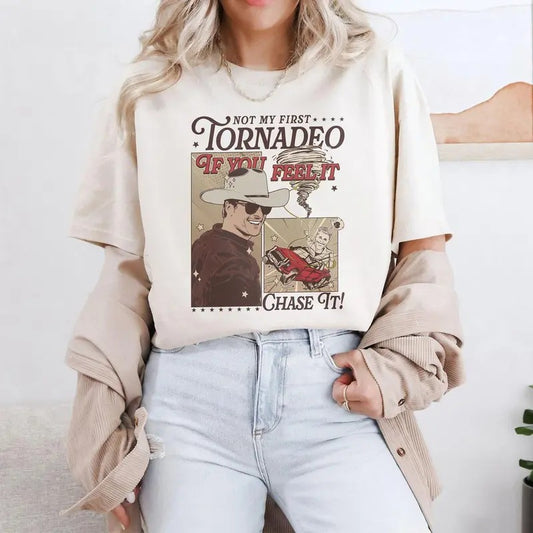 Vintage If You Feel It Chase It Twisters Shirt Gle_839 - Unisex And Inclusive - Multiple Colorways - Full Size Range