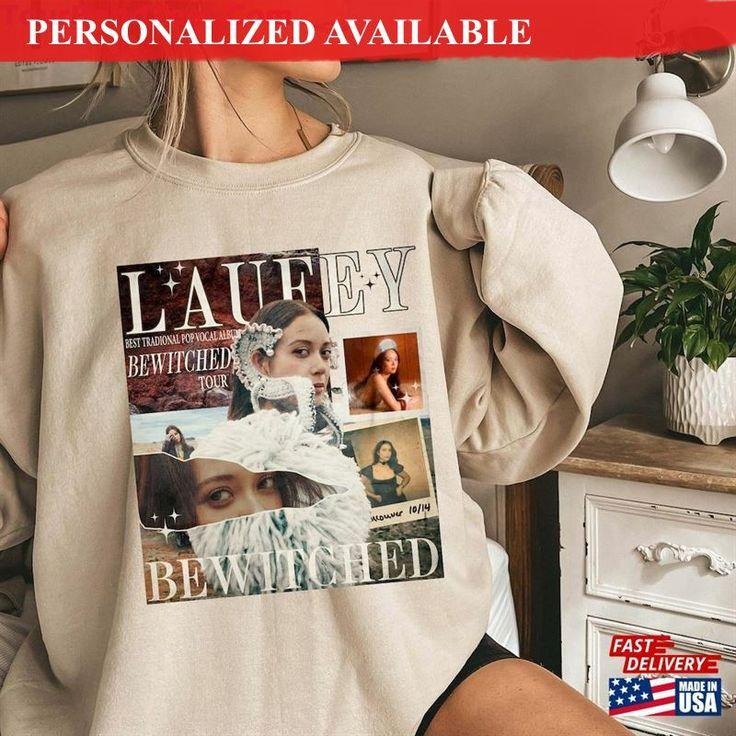 Vintage Laufey The Bewitched Tour 2024 Sweatshirt Classic T-Shirts, Hoodie | DripVista.com