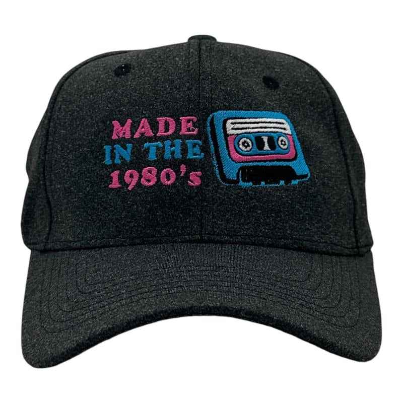 Vintage Made In The 1980s Hat Funny Sarcastic Retro Novelty Cap Funny Hats Funny Vintage  Novelty Caps for Men Black -...