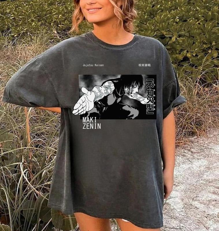 Vintage Maki Zenin Shirt, Maki Shirt, Zenin Shirt, Anime Shirt, Manga Shirt, Anime Fan Gifts Shirt