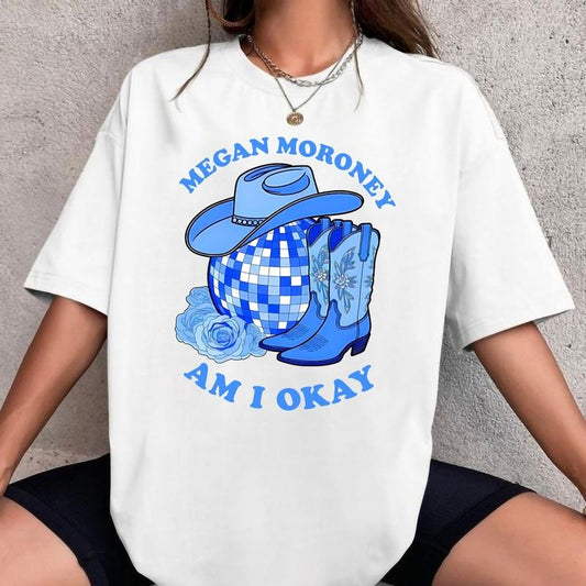 Vintage Megan Moroney T-shirt Am I Okay Sweatshirt Am I Okay Tour Merch Megan Moroney Graphic Bootleg Tee Gift For Fans Men Women 9