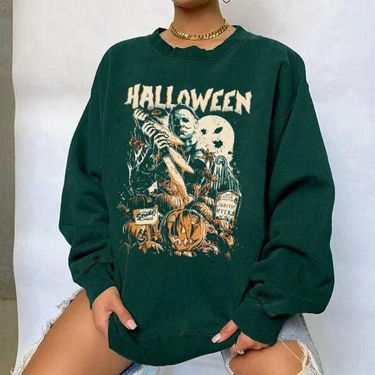 Vintage Michael Myers Halloween Sweatshirt, Michael Myers Shirt, Horror Movies Shirt, Horror Character Shirt, Halloween Crewneck Sweatshirt