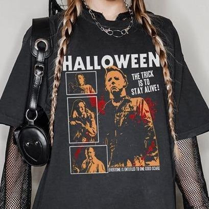 Vintage Michael Myers Tee | Michael Myers Shirt | Horror Halloween Shirt | Halloween End Shirt | Serial Killer Shirt | Horror Character