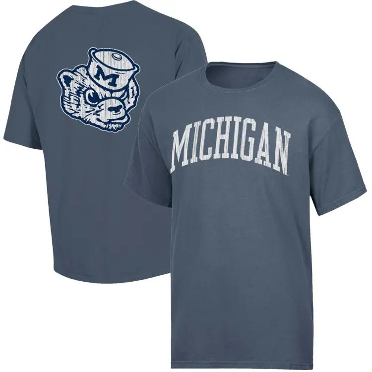 Vintage Michigan Wolverines 2-Hit T-Shirt, NCAA Tee, Full Color T-Shirt, Unisex T- Shirt, For Men, For Women Hoodie,...