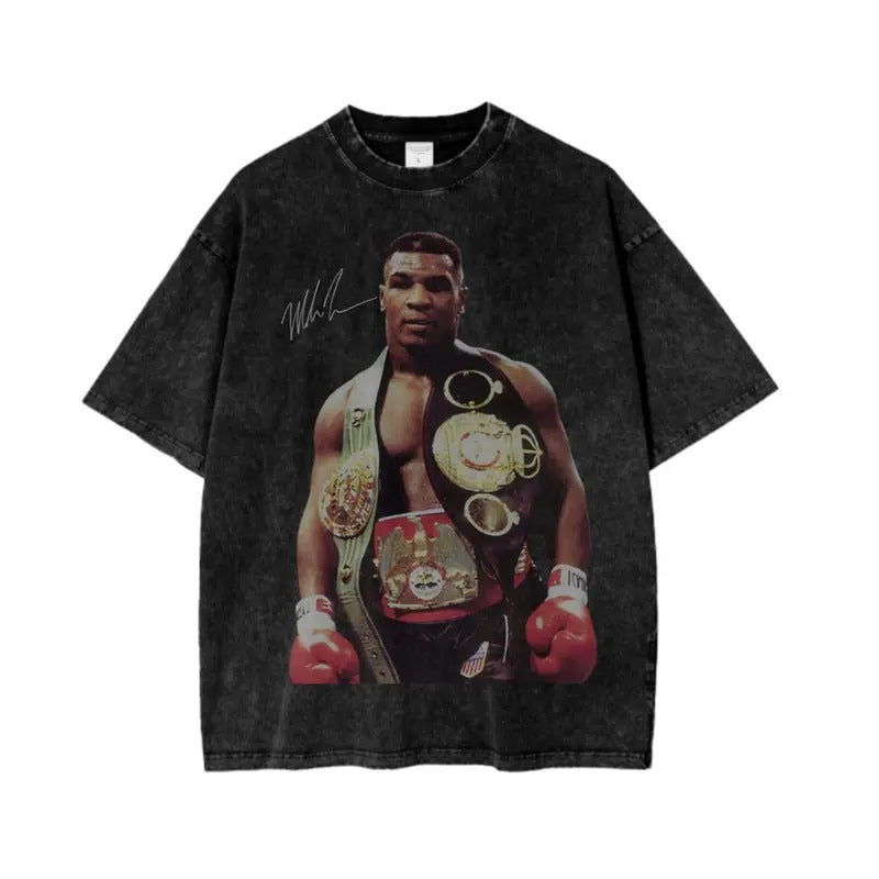 Vintage Mike Tyson Shirt, Mike Tyson Tshirt, Mike Tyson T-shirt, Boxing Graphic Tee, Vintage Streetwear, Autographed...