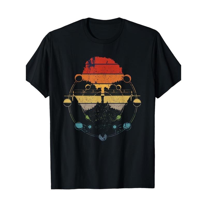Vintage Moon Phase Tree of Life T-shirt  100% cotton T-shirt Made in USA Hoodie, Sweatshirt | DripVista.com