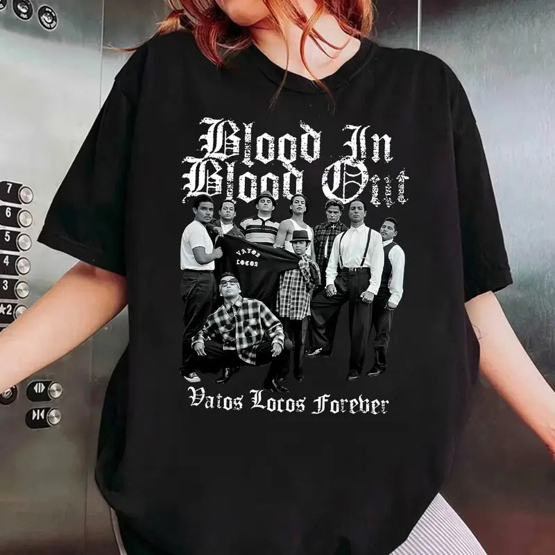 Vintage Movie Shirt, Old Movie Shirt, Movie Shirt, Vatos Locos Shirt, Blood In Blood Out Shirt Hoodie, Sweatshirt