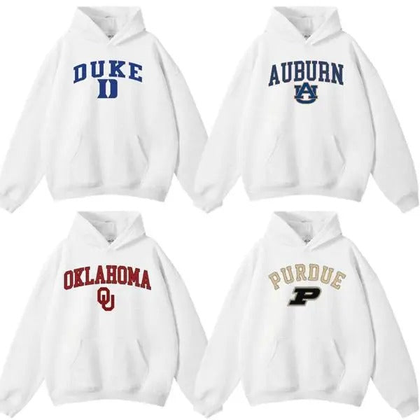 Vintage NCAA All Team Championship Unisex Cotton Polyester Blend Hoodie Classic Sport Jacket Fabric, Menswear Womenswear...