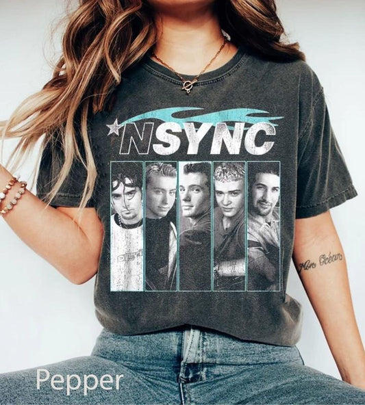 Vintage NSYNC Boy Band Shirt,Nsync Eras Shirt,90s Boy Band Shirt