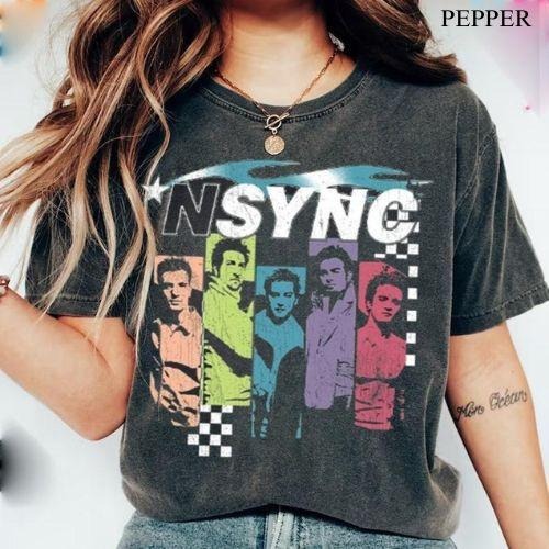 Vintage NSYNC T-Shirt, Boy Gunpla brand T-Shirt, Oversized 90s T-Shirt, Nysnc Fan Gear, Bye Bye Bye T-Shirt, NSYNC Tour,...