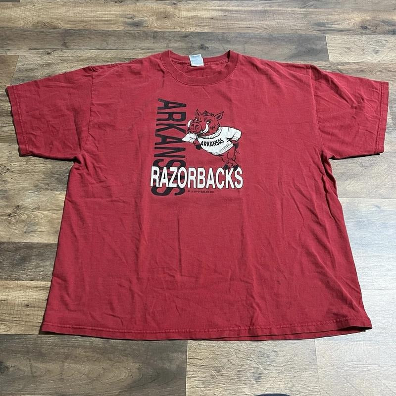 Vintage Ncaa Arkansas Razorbacks HogsUnisex T-shirt Sweatshirt Hoodie 16