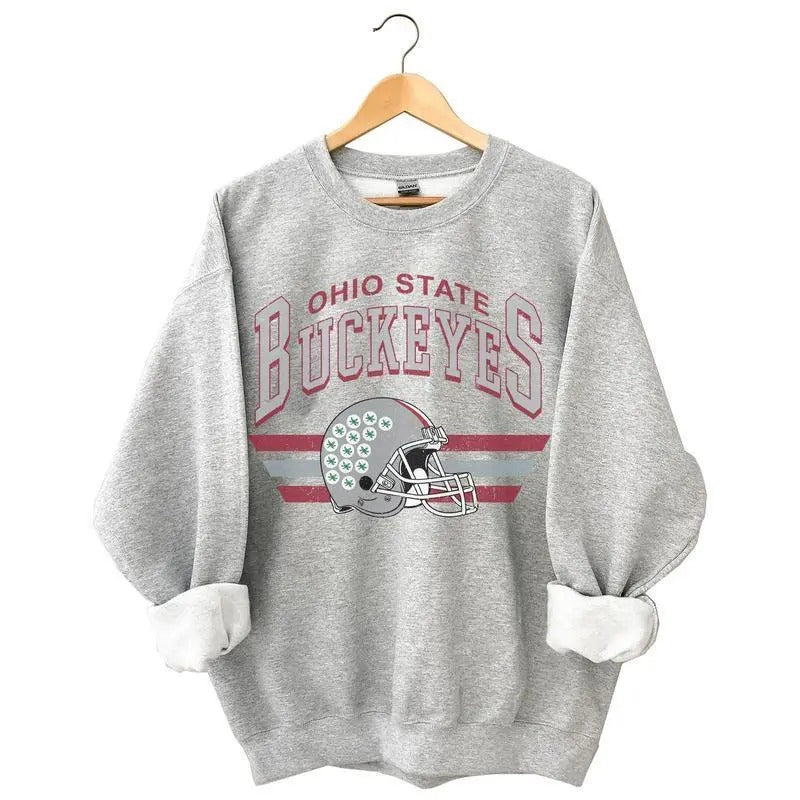 Vintage Ohio State Sweatshirt Football Shirt Sweatshirt