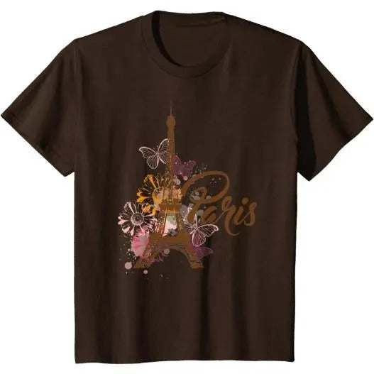 Vintage Paris Tshirt I Love Travel Wanderlust Eiffel Tower T-Shirt Made in USA Hoodie, Sweatshirt | DripVista.com
