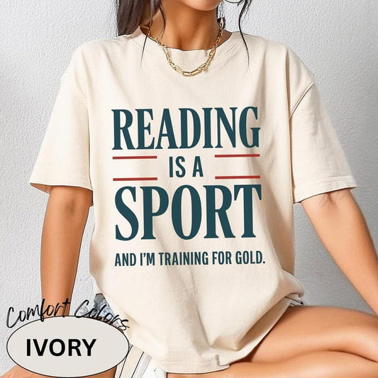 Vintage Reading Is My Favorite Sport Shirt Bookish Tee English Teacher Gift Librarian Shirt Bookworm Tshirt Book Reader Gift Literary Tee OZ7AS