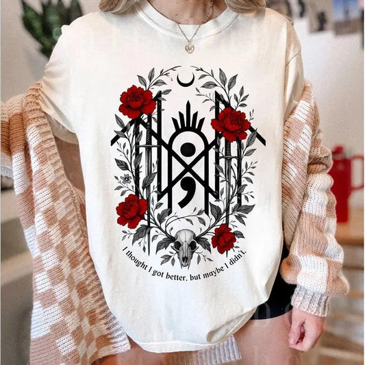 Vintage Retro Sleep Token Flowers Red Shirt, Sleep Token Tour 2025 Tee, New Song Concert Tour, Gift for Fan, Graphic Top