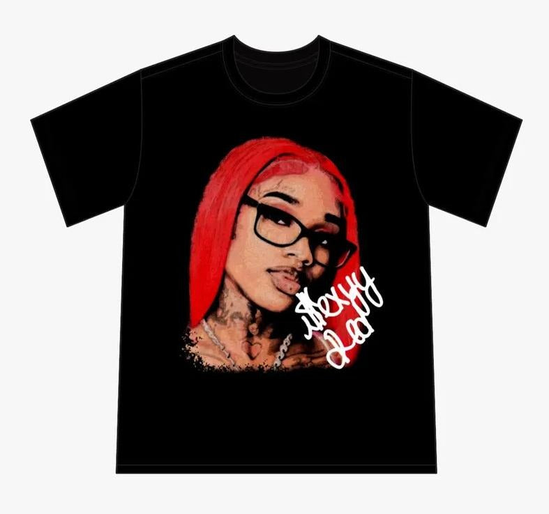 Vintage SEXYY RED Shirt Hip Hop Music Retro Style 90s Tee Classic Cotton Unisex