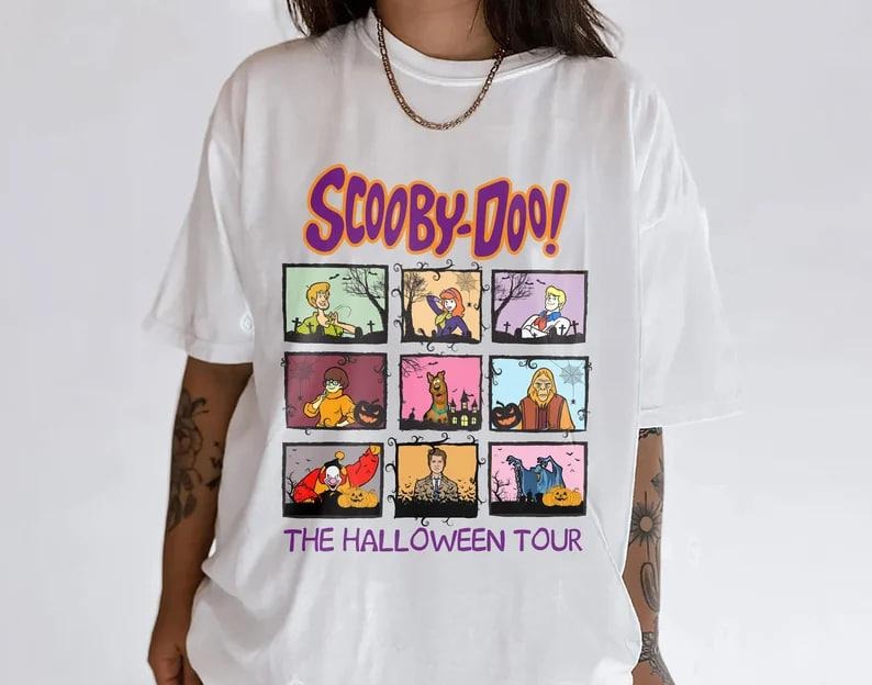 Vintage Scooby Shirt, 90s Halloween Movie T-Shirt, Retro Halloween Sweatshirt, Scooby Doo T-Shirt, Vintage Halloween...