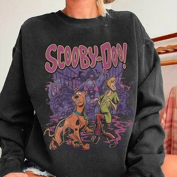 Vintage Scooby Sweatshirt, 90s Halloween Movie T-Shirt, Retro Halloween Sweatshirt, Scooby T-Shirt, Vintage Halloween...