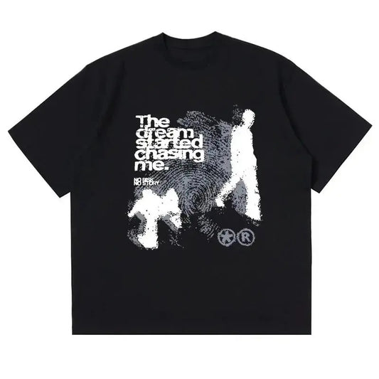 Vintage Shadow Print Y2k Graphic Tees, Y2k Vintage Graphic Tees, Y2k Shadow Shirt, Gift For Men & Women, Menswear Tops Streetwear