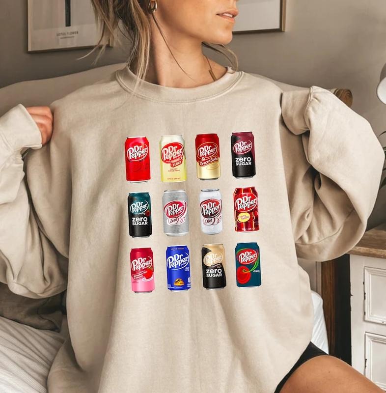 Vintage Soda Canned Sweatshirt, Soda Sweatshirt T-Shirts, Hoodie | DripVista.com