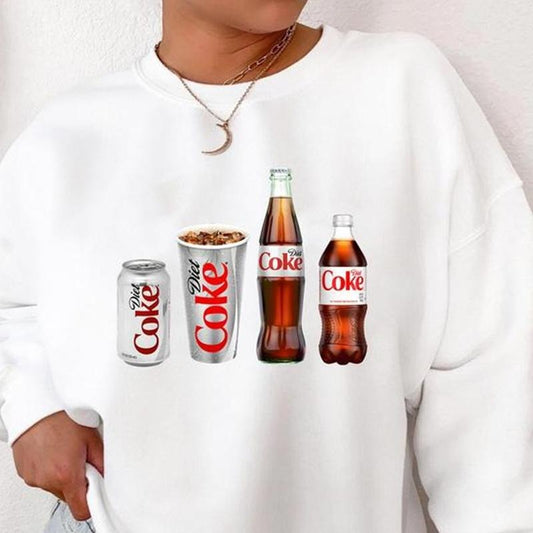 Vintage Soda Unisex Sweatshirt T-shirt - For Him and Her - Fit for All - Pick Your Shade - Cozy & Warm - Find Your Style
