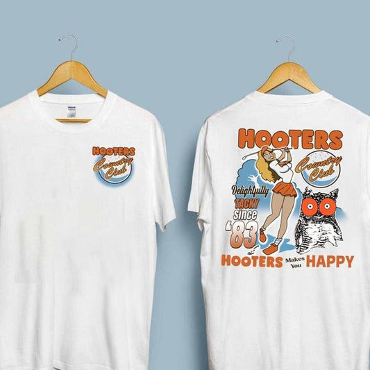 Vintage Spencers Hooters Country Club Unisex T- Shirt For Womens, Mens, Comfort Color Shirt Cotton Crewneck