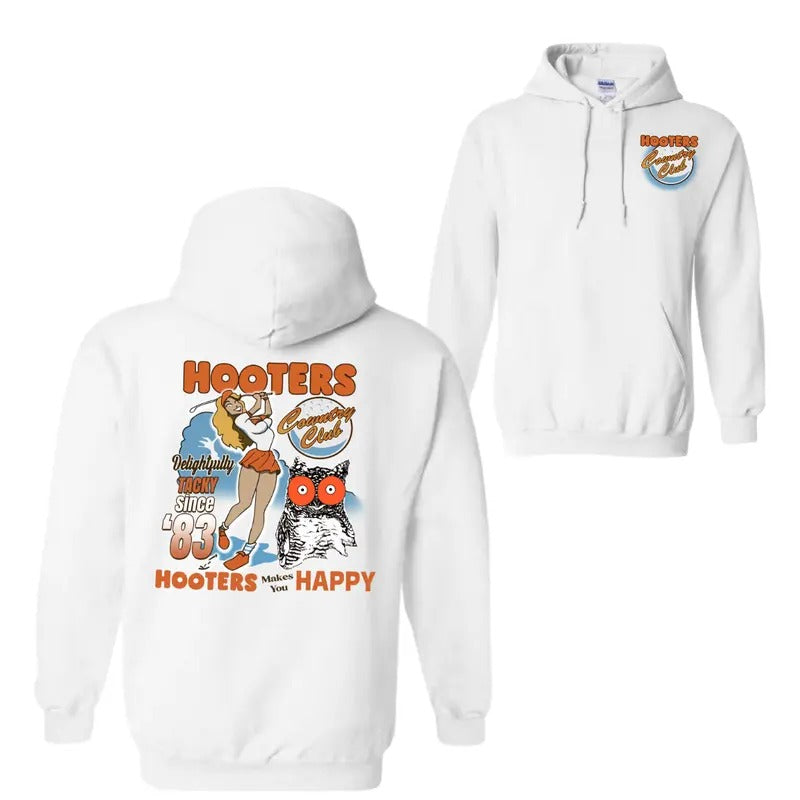 Vintage Spencers Hooters Country Club Unisex T-Shirt For Womens And Mens, Comfort Color Shirt Hoodie, Sweatshirt