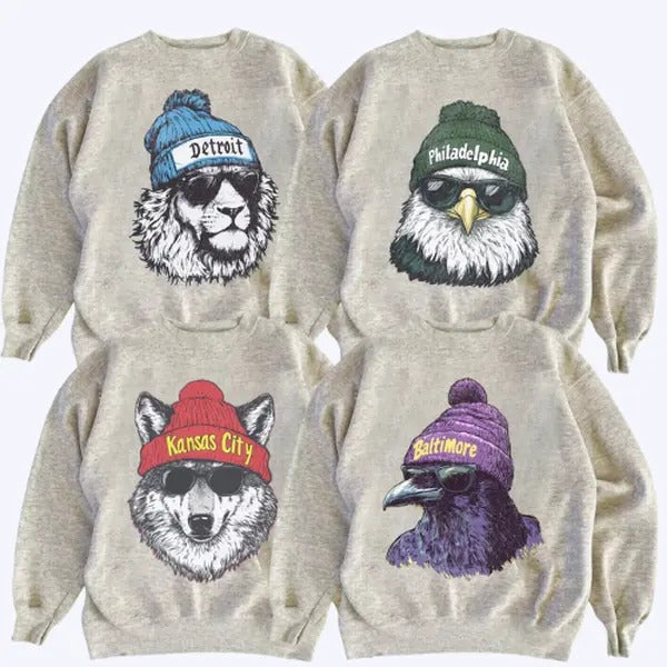 Vintage Spiky hair fighters Team Spiky hair fighters Sweatshirt, Trendy Fan Gifts, Game Day Crewneck, Retro Spiky hair...