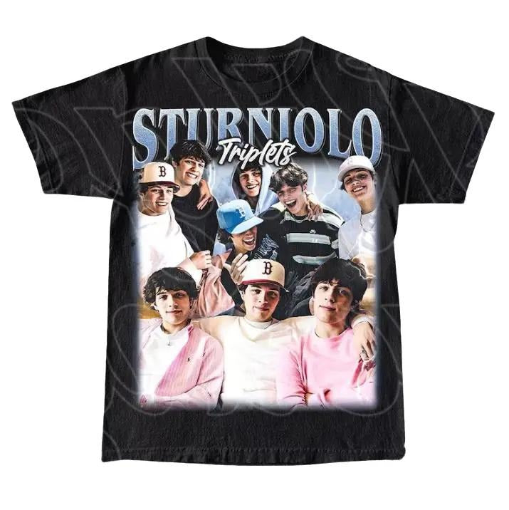 Vintage Sturniolo Triplets T-Shirt, Gift For Fans T-Shirt Hoodie, Sweatshirt | DripVista.com