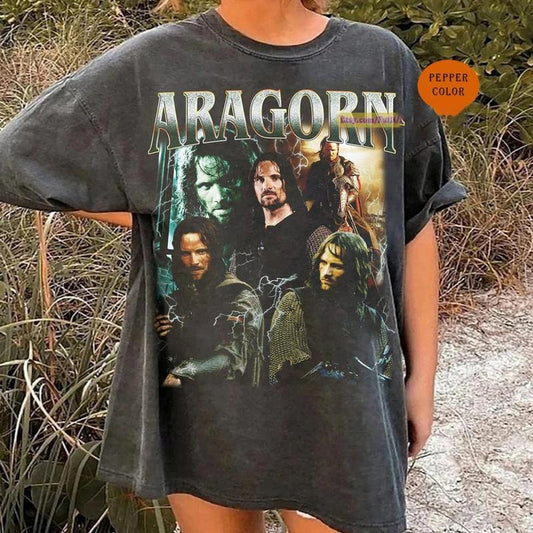 Vintage Style A.ragorn Shirt, Vintage 90s Grapic Tee, Gift For Fan Shirt Menswear Top Underwear Streetwear Tshirt Round Neck