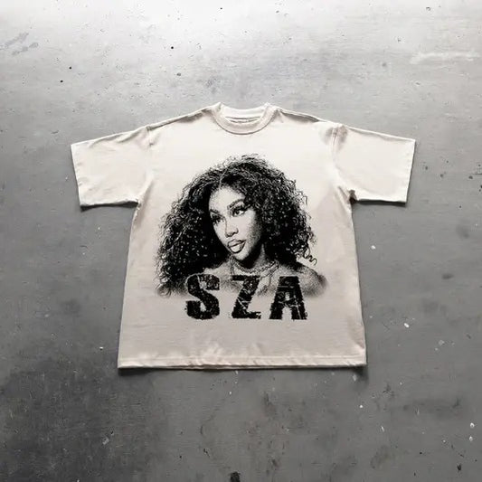 Vintage Sza Graphic Print Cotton T-Shirt, Y2k Shirt, Unisex T-Shirt, Gift For Men Women