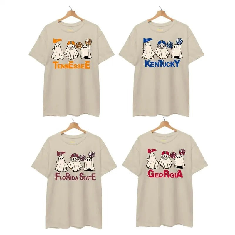 Vintage T-shirt All Teams NCAA, Halloween Sport T-shirt, Texas, Florida Tiger, Tennessee, Gifts For Fan Sport, Vintage...