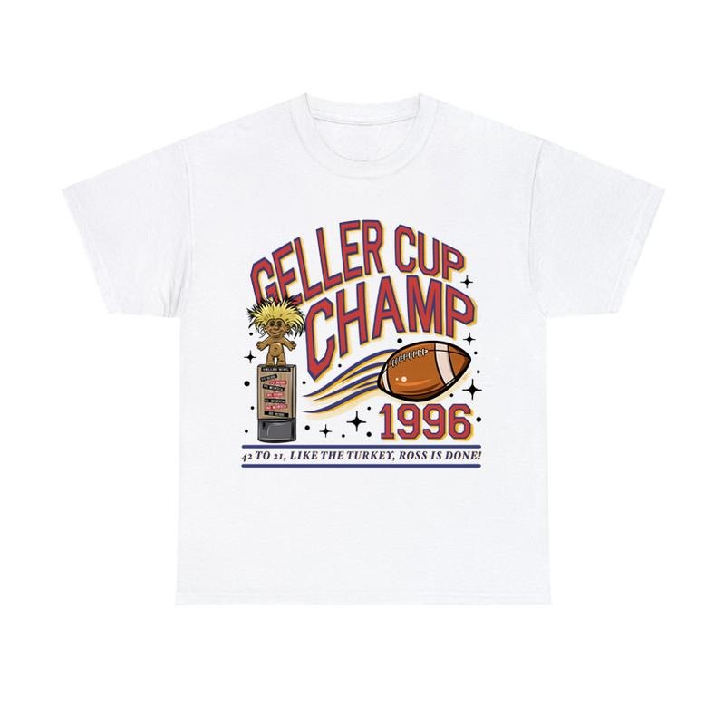 Vintage TV Thanksgiving T-Shirt Friend Group Football Graphic Tee