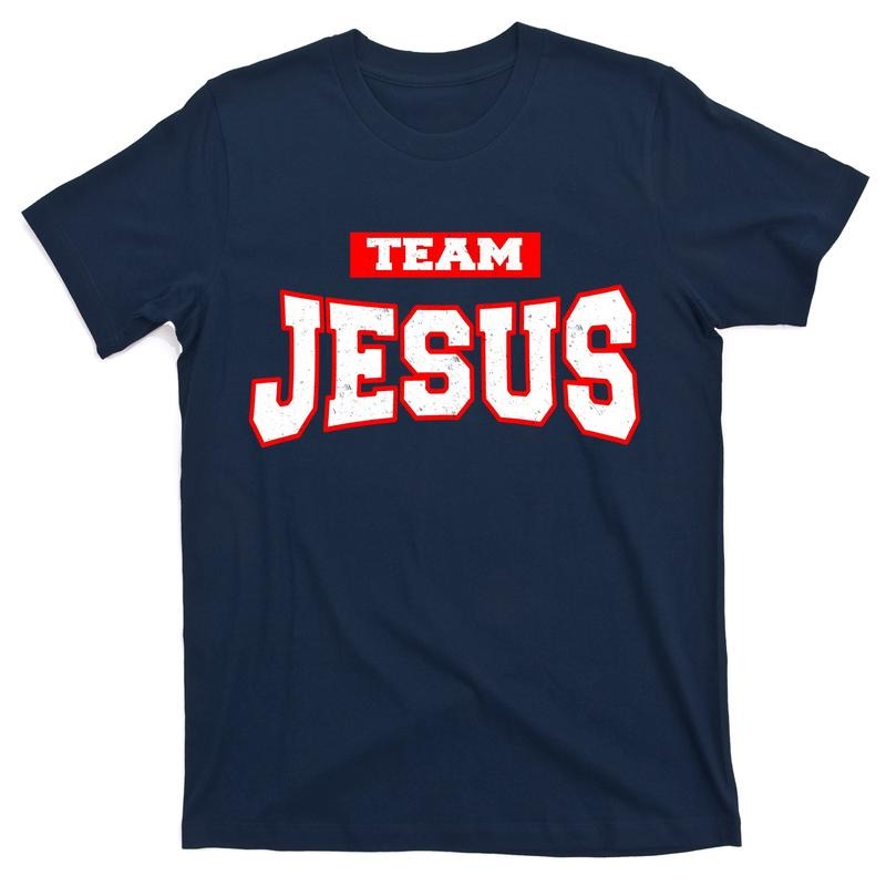 Vintage Team Jesus Funny Christian T-Shirt Cotton Menswear Hoodie, Sweatshirt | DripVista.com