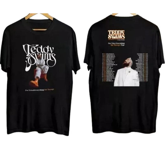 Vintage Teddy Swims 2sides Shirt, Swims 2025 T-Shirt, Music for Fan, Cotton unisex T-shirt, Crewneck, for Man, for Woman, trendy Shirt