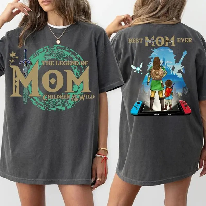 Vintage The Legend Of Mom Shirt, Best Mom Ever Shirt, Children Of The Wild Shirt, Mother's Day Gift For Mom, Mom Shirt...