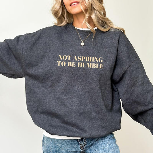 Vintage To Be Humble Sweatshirt, Women's Rights Crewneck, Women Empowerment Top, Girl Power Pullover, Casual Womenswear, Long Sleeve Women's Tops