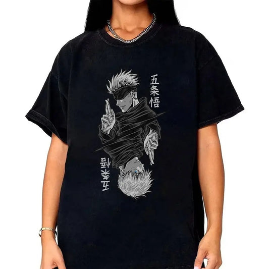 Vintage Toji Fushiguro, Gojo Satoru, Zenin Shirt, Jujutsuuuu Kaillisen Vintage Shirt, Anjme Shirt, Jujutsu Kaisen Shirt, Jujutsu Kaisen, Crew neck, Hoodie, Sweatshirt, Oversized Vintage Shirt, Free Shipping, JJK Shirt Cotton Menswear