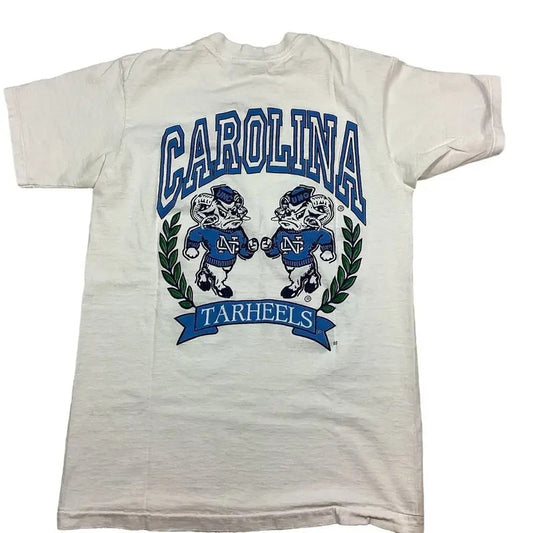 Vintage UNC Tar Heels 80s T-shirt, 1 side back tee